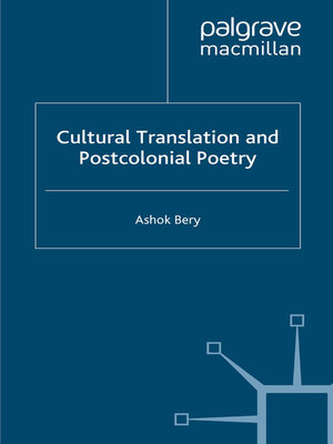 cover image of Cultural Translation and Postcolonial Poetry